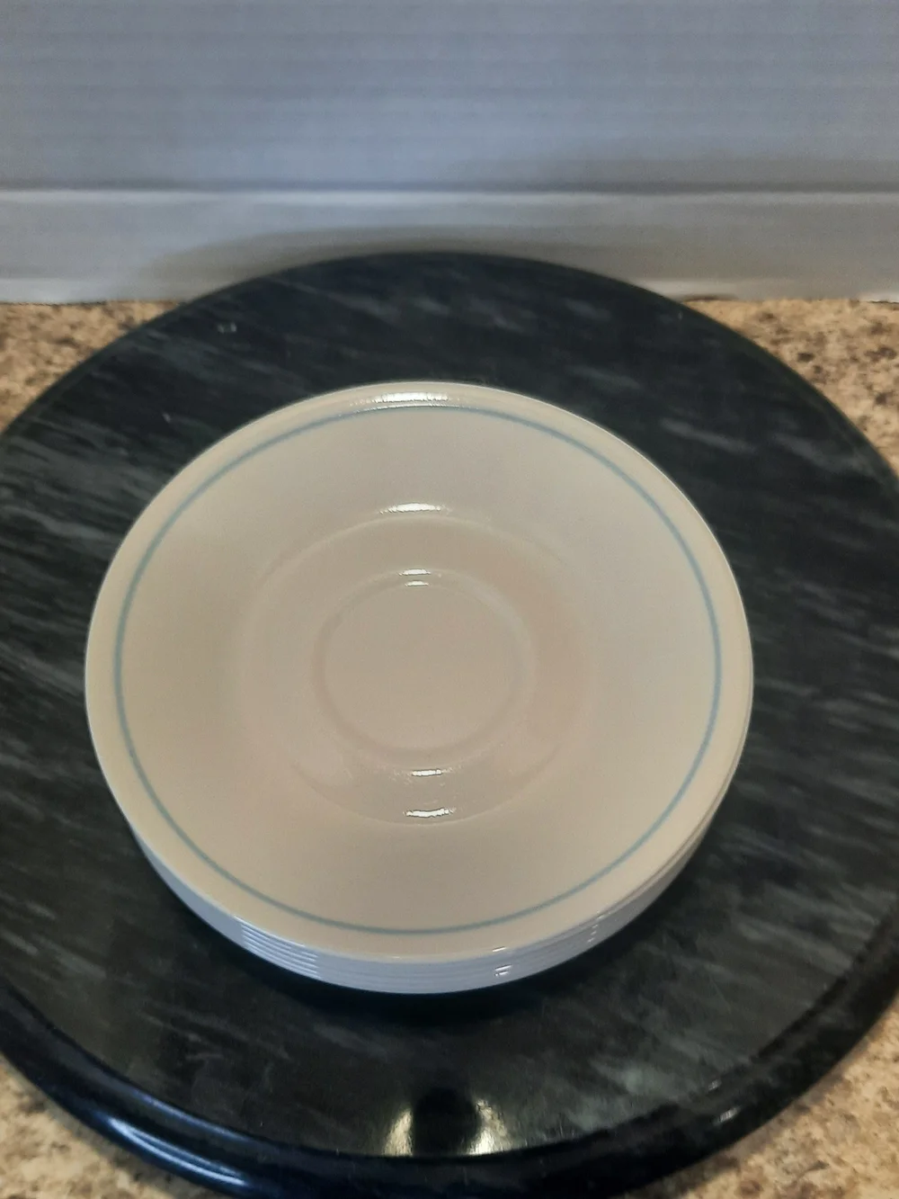 Corelle Morning Blue Saucers X 7